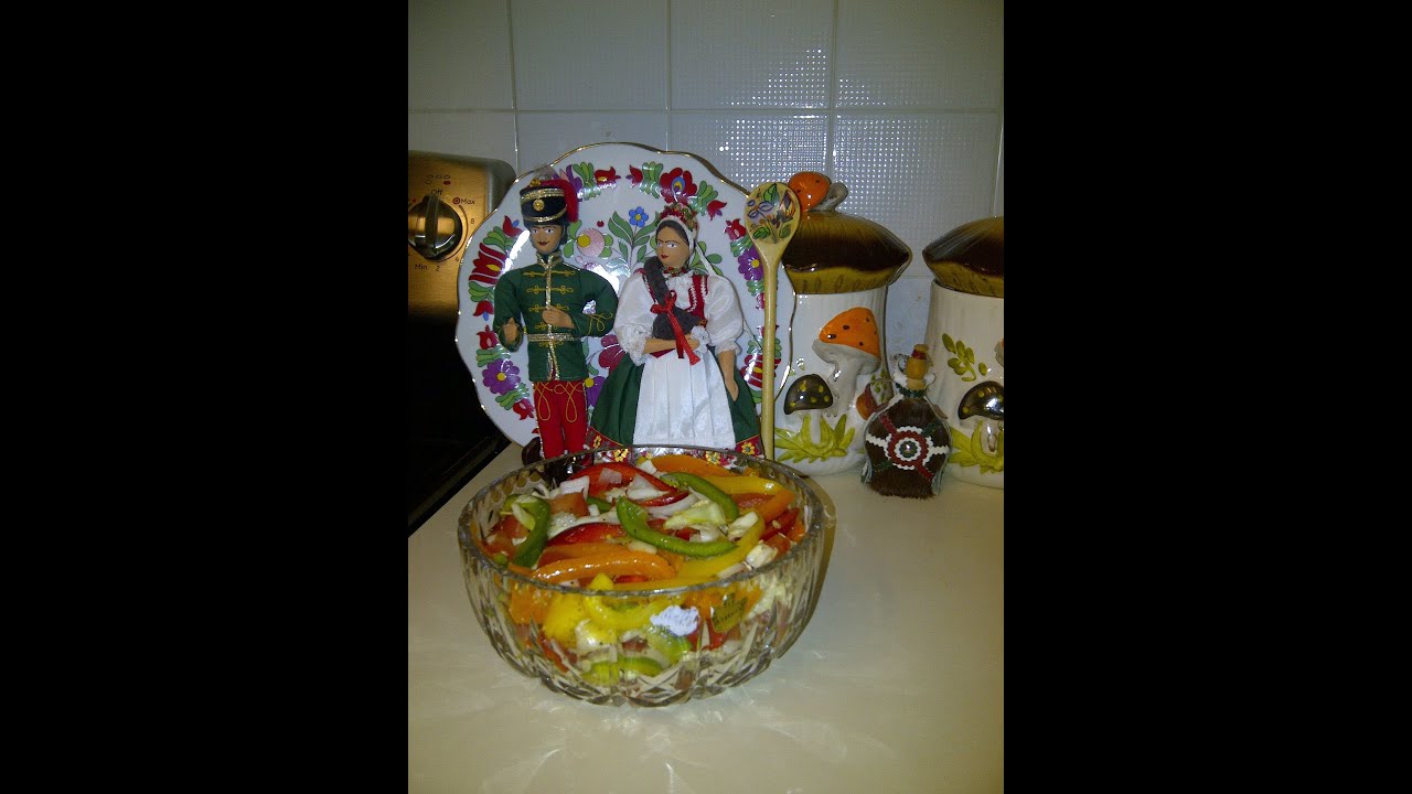 HUNGARIAN MIXED PICKLES authentic traditional quick and easy  / CSALAMÁDÉ