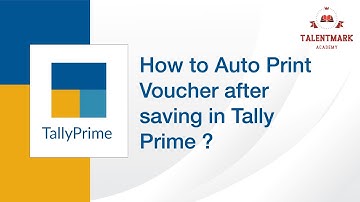 How to print sales bill automatically after saving voucher in tally prime ?