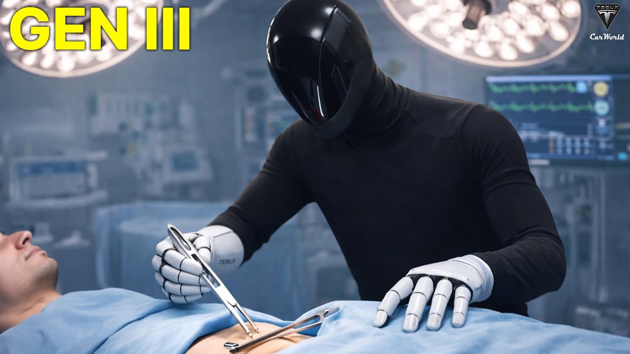 Tesla Bot Gen 3 as AI Doctors in 2029! Elon Musk Explain How Real Is Robot Surgery?