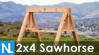 Simple sturdy and easy to make, these sawhorses can be used for woodworking or as part of a scaffold. This project came from: The 