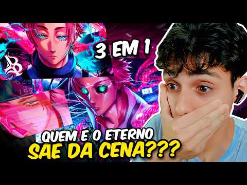 3 EM 1 |  Itoshi Sae Blxck - Perfeição, Camisa 10 | ALBK & Jogador Perfeito | SouKenel {REACT}