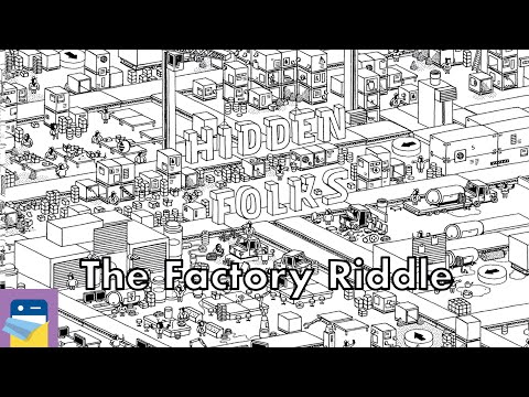 Hidden Folks: The Factory Riddle Walkthrough Guide & iOS iPad Gameplay (by Adriaan de Jongh) - YouTube