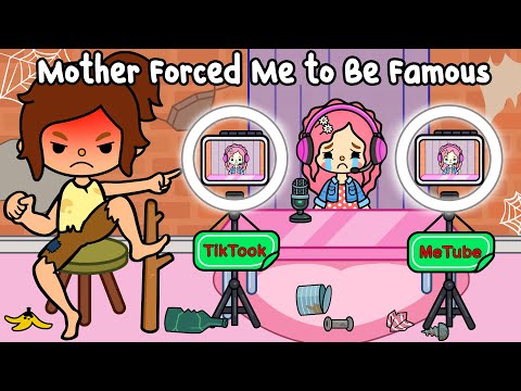 Bad Mom Forced Me To Be Famous | Sad Story | Toca Love Story | Toca Boca Life World | Toca Animation