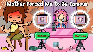 Bad Mom Forced Me To Be Famous Sad Story Toca Love Story Toca Boca Life World Toca Animation