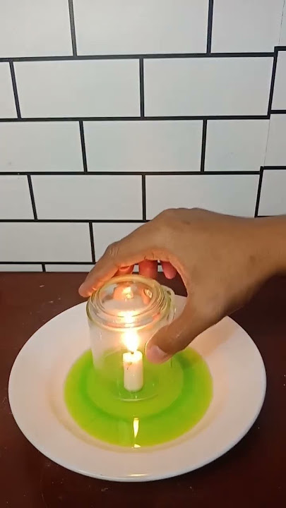 Tutup Lilin Pake Gelas?! #eksperimen #experiment