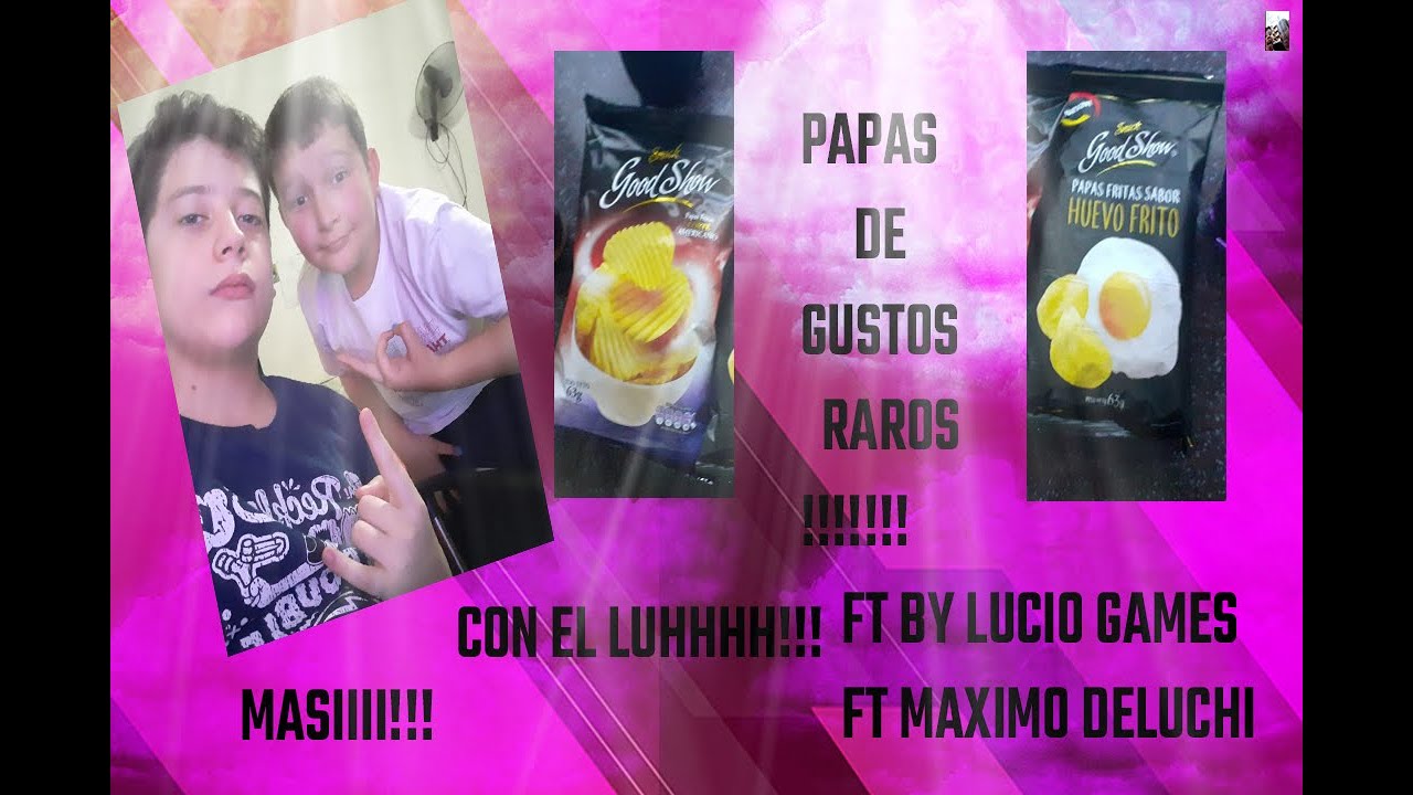 PROBANDO PAPAS DE GUSTOS RAROS!!! DE QUE SERAN MIRA LA MINIATURA!! ft ...