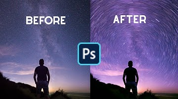 Auto Create Star Trails in Photoshop | Photoshop Tutorial (Easy) l Fast Tutorial