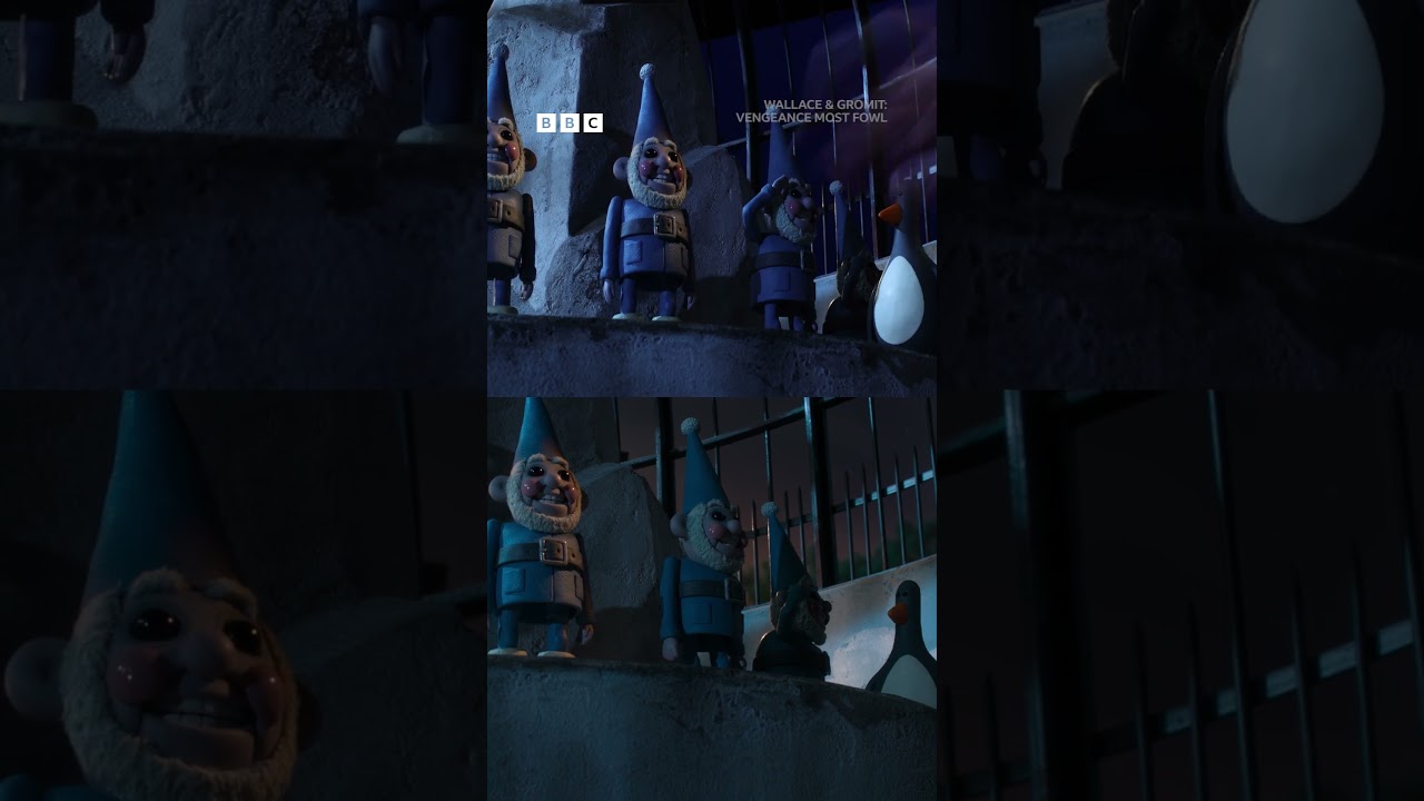 Incredible timelapse of Feathers McGraw and his gnome army | Wallace & Gromit | CBBC