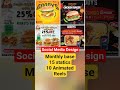 Restaurants Social Media Design || Facebook & Instagram Animated Videos
