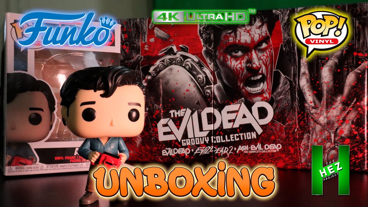 The Evil Dead: Groovy Collection + 40th Anniversary "Ash" | 4K Ultra HD Box-Set + Funko Pop UNBOXING