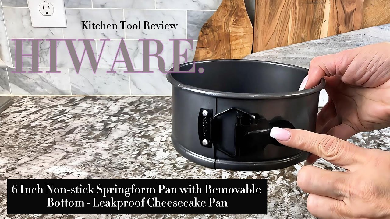 HIWARE 6" Non-Stick Springform Pan - Leakproof
