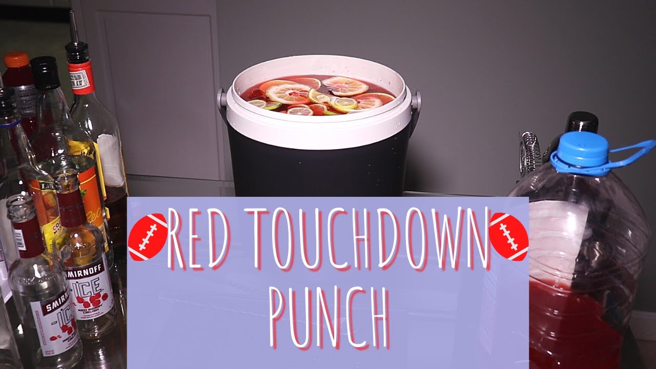 Touchdown Punch Red Touchdown Punch | Super Bowl LV Punch - YouTube