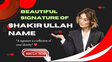 beautiful signature of Shakir name| Shakir name sign|signature styles|signature tips|#signature