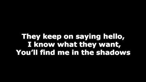 EXAMPLE - Playing In The Shadows (with Lyrics)