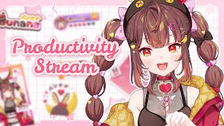 Let's get productive~ 💗 Working Thursday!