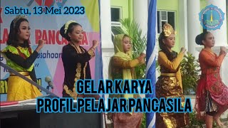 Tari P5 'Profil pelajar pancasila' siswa SMPN 1 Purwosari