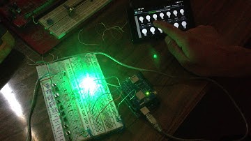 control led using android application on mobile and arduino WiFi shield
