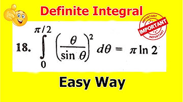 20.Definite integral | Calculus | Problem #18 | Exercise 5.2 Bsc math Calculus SMYousuf