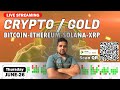 🚀Live Crypto, Gold, Forex Trading &amp; Expert Analysis |26 JUN