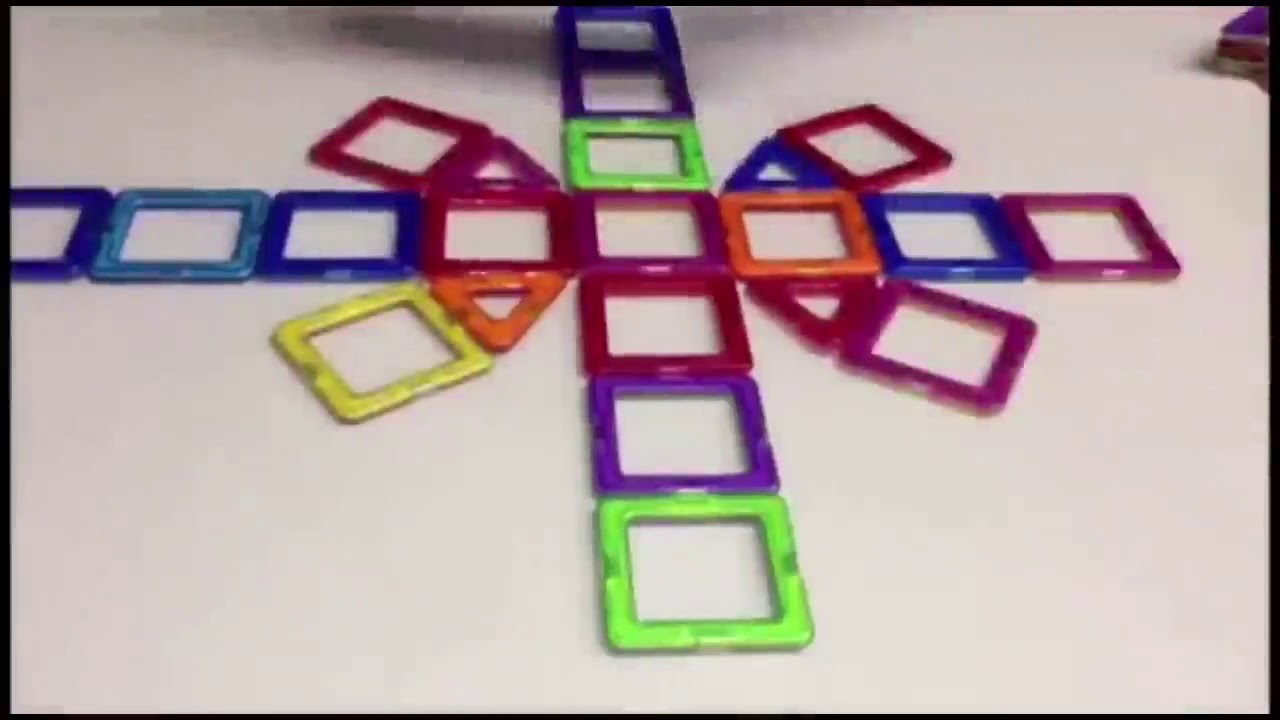 Magnetische Bausteine Würfel 28 Stück große Magnetsteine 34mm 3D Magnete Puzzle zum Training des Gehirns für Kinder