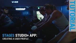 How to create a user profile using the Stages Studio+ app screenshot 3