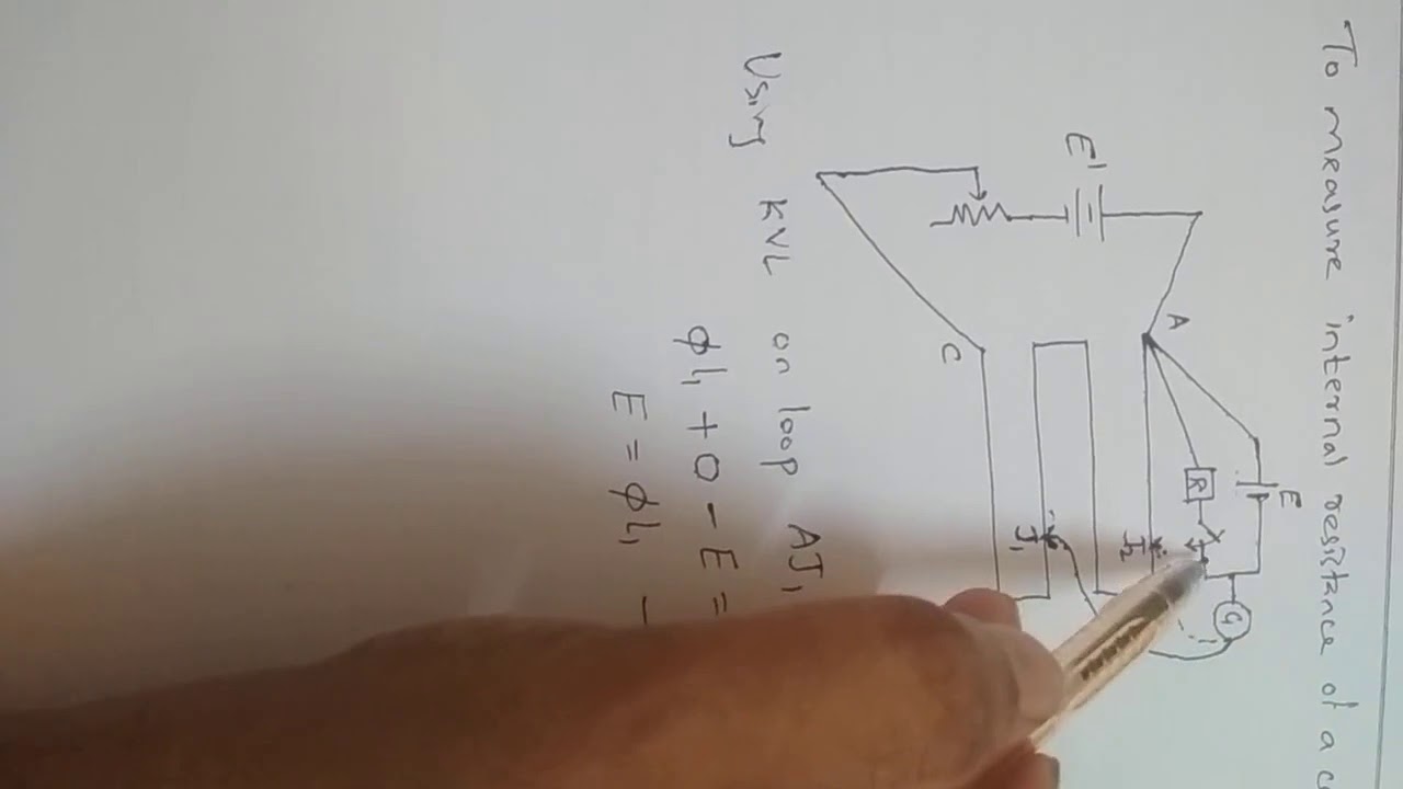 3.16 INTERNAL RESISTANCE USING POTENTIOMETER YouTube