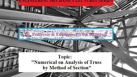 Analysis of truss-Method of section numerical 2