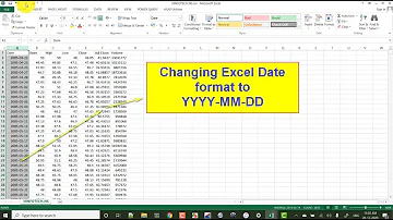 Jak změnit formát data z rrrr mm dd v aplikaci Excel?
