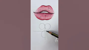 شوفو طريقة رسم الفم وتعلمو 