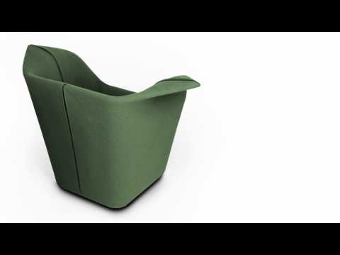 Video: Der Garment Lounge Chair von Benjamin Hubert