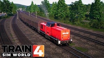 Train Sim World 4 - Hauling Freight Wagons with DB BR 204 Diesel Locomotive - Main-Spessart Bahn! #2