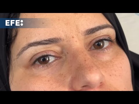 Teacher shot while teaching in a tent pleads to leave Gaza