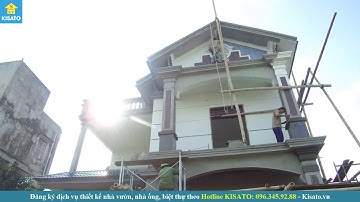 Tiến Độ Thi Công Mẫu Biệt Thự 2 Tầng Hiện Đại Mái Thái Tại Tiên Lữ Hưng Yên