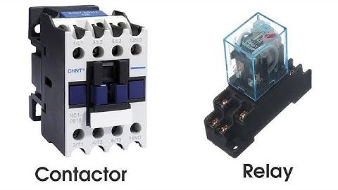 रिले और कॉन्टैक्टर में क्या अंतर है?Difference between relay and contactor#Relay#Contactor#NO vs NC