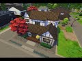 Sims4 Snowy Escape - JAPANESE inspired house (CC enabled)