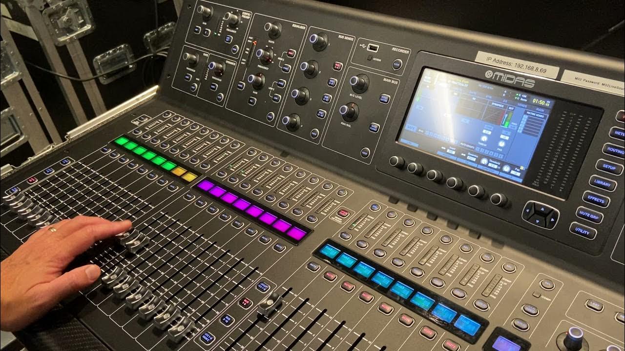 Midas M32 Practical Exam 6 FX to Monitor YouTube