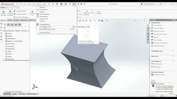 Solidworks Tutorial - Boundary Boss