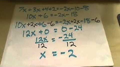 Solving Equations Rap