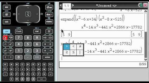 MA Built-In Expand (TI-Nspire CAS Only)