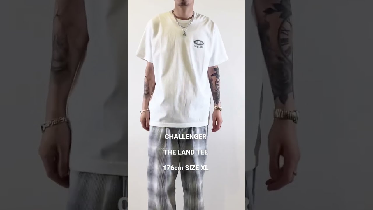 XXL CHALLENGER THE LAND TEE ホワイト