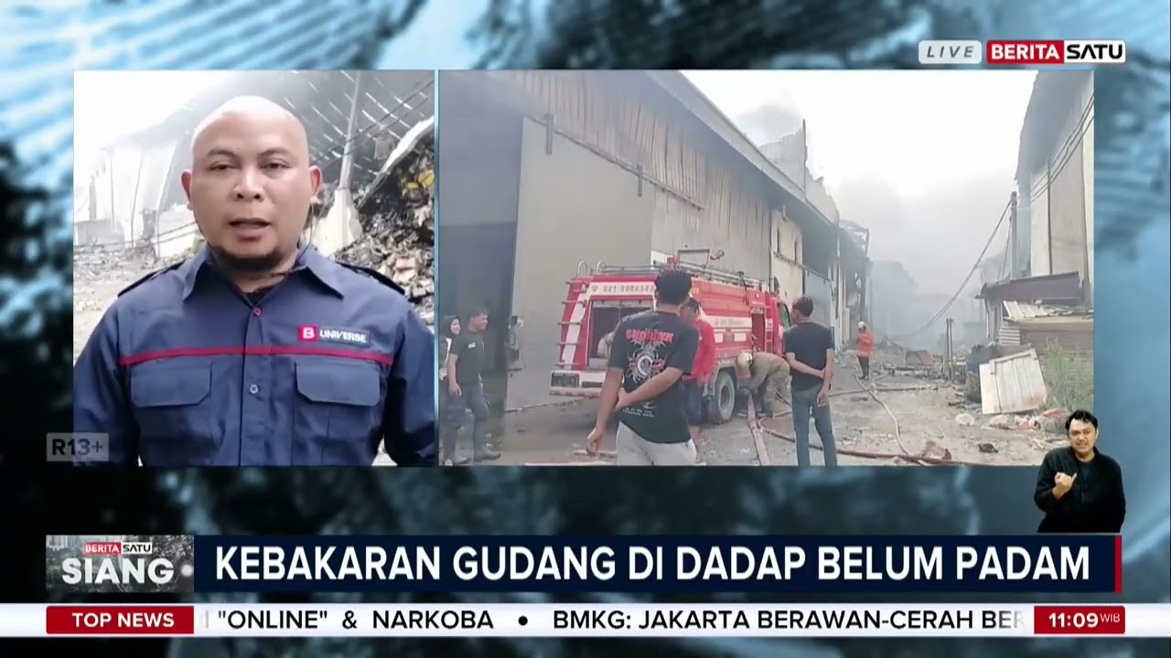 Kebakaran 12 Gudang di Dadap Tangerang Belum Bisa Dipadamkan | Beritasatu