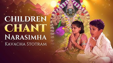 Abhayam - Narasimha Kavacha Stotram by Children | ISKCON Hare Krishna Dham, Whitefield
