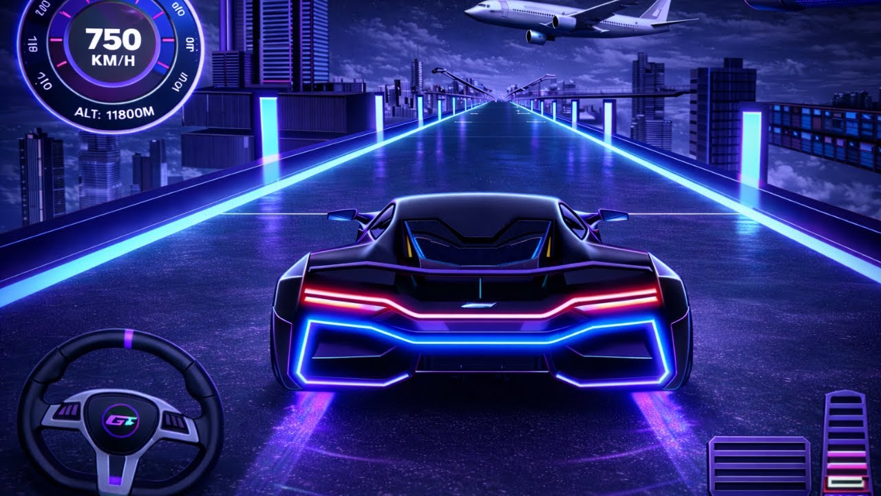 Ultimate Mega Ramp Race 3D Challenge  GT Car Stunt Master Simulator – Android Gameplay  part 7