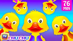 Five Little Ducks and Many More Numbers Songs | Number Nursery Rhymes Collection by ChuChu TV  - Durasi: 1:16:45. 