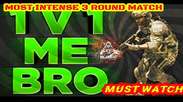 CALL OF DUTY MOBILE || MOST INTENSE 1V1 MATCH YOU WILL WATCH || #CODM || GULAG GAMEPLAY #CODMINDIA