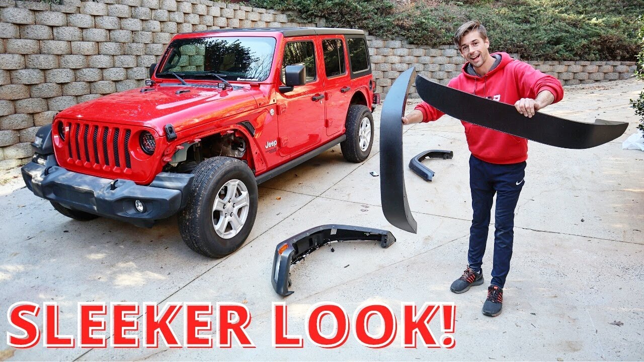 Actualizar 47+ imagen installing fender flares on jeep wrangler