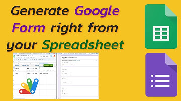 Generate Google Form from your Spreadsheet  #appsscript