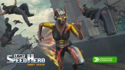 Light Speed Hero Robot Crime City