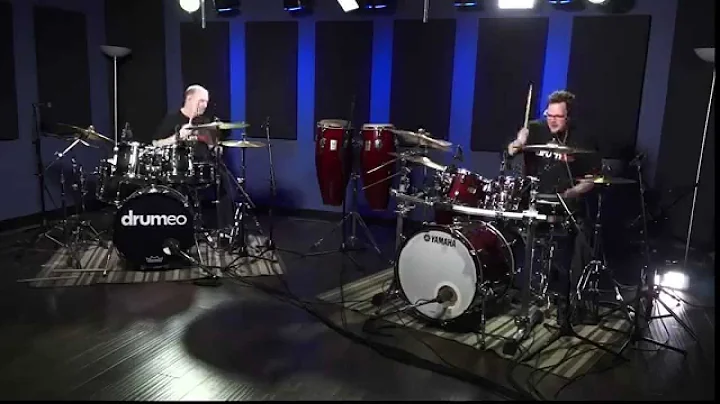 I'm Alive, She Said - Drumeo VIP Live Drum Duet wi...