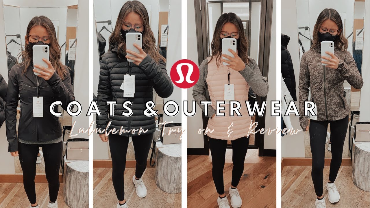 LULULEMON JACKETS AND COATS Trying On all the Outwear at